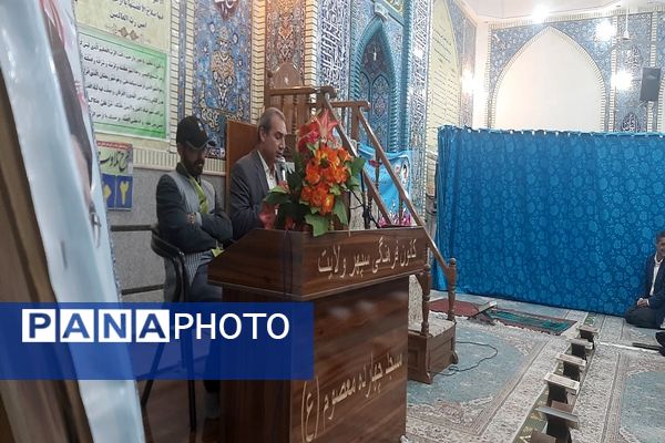 جزء خوانی نوجوانان در مسجد چهارده معصوم نیشابور 