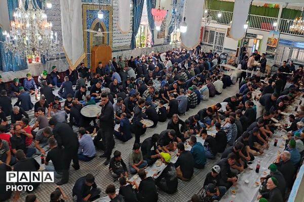 هئیت عزاداری مسجد جامع شهربار نیشابور در روز تاسوعای حسینی 