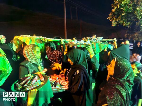 مراسم سینی‌گردانی حضرت قاسم (ع) در شب شام غریبان