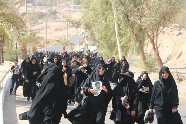 شور حسینی جاماندگان اربعین در فهرج