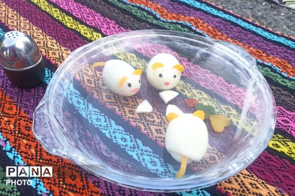 جشن تخم‌مرغ در حیاط مدرسه
