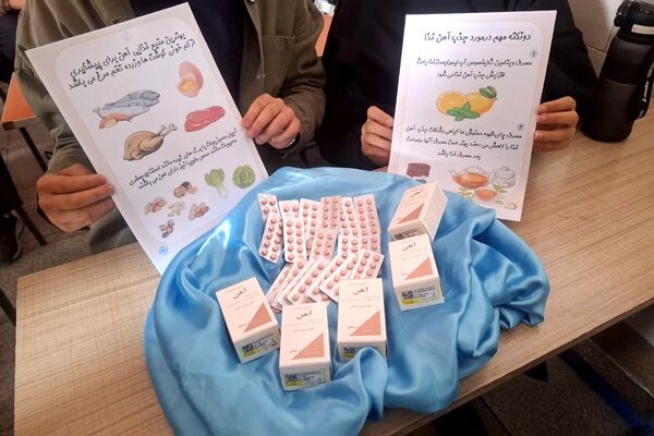 طرح توزیع مکمل‌های آهن و ویتامین D میان دانش‌آموزان متوسطه در مدارس ملارد