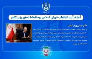 آغاز فرآیند انتخابات شورای اسلامی روستاها 
