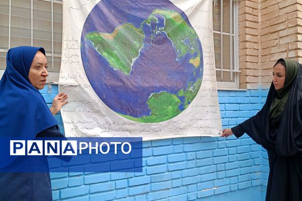 بازدید کارشناس مسئول سلامت و تندرستی آموزش و پرورش شهرستان قدس، از دبستان پروین، در جایگاه یک خانه محیط زیستی