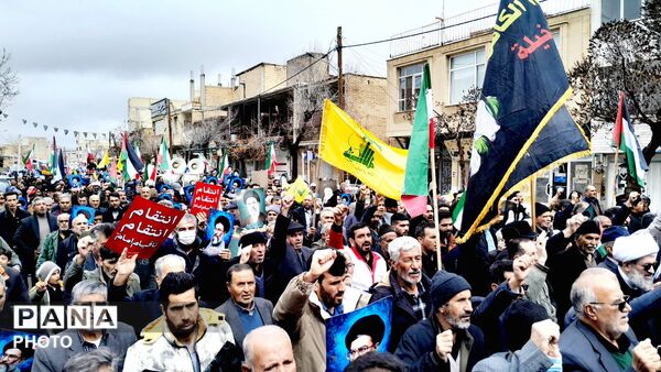 راهپیمایی روز قدس در شهر بن