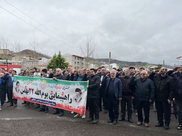 راهپیمایی 22 بهمن در اطاقور 
