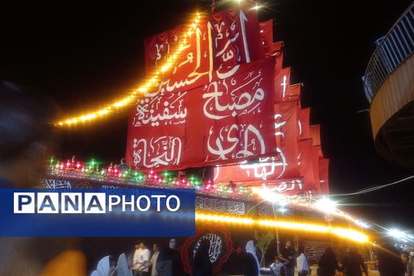 مراسم عزاداری شهادت کریم اهل بیت (ع)در کشتی سفینة  النجاة 