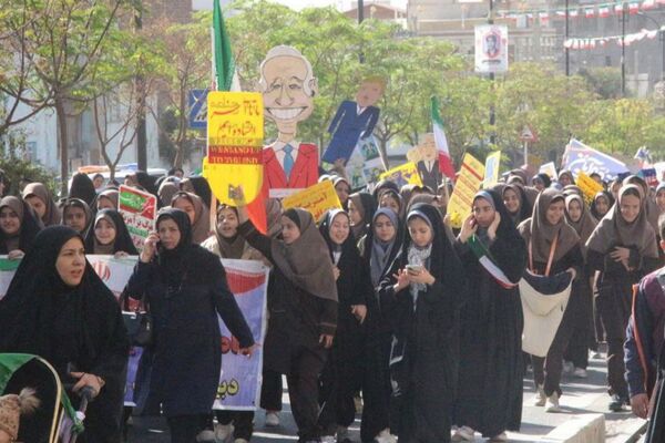فریاد استکبارستیزی در قیامدشت طنین‌انداز شد