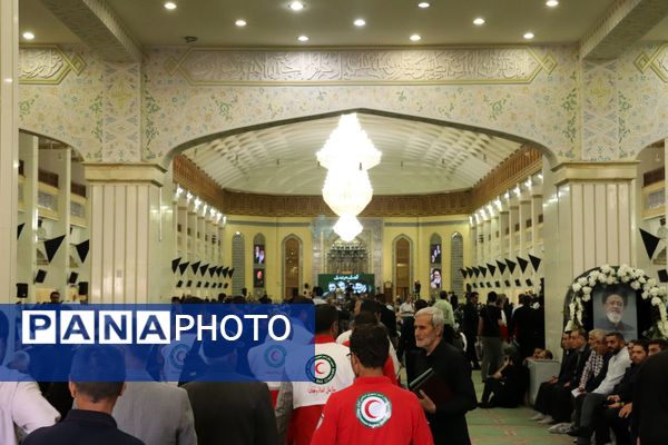 مراسم گرامیداشت چهلم شهدای خدمت در تبریز 