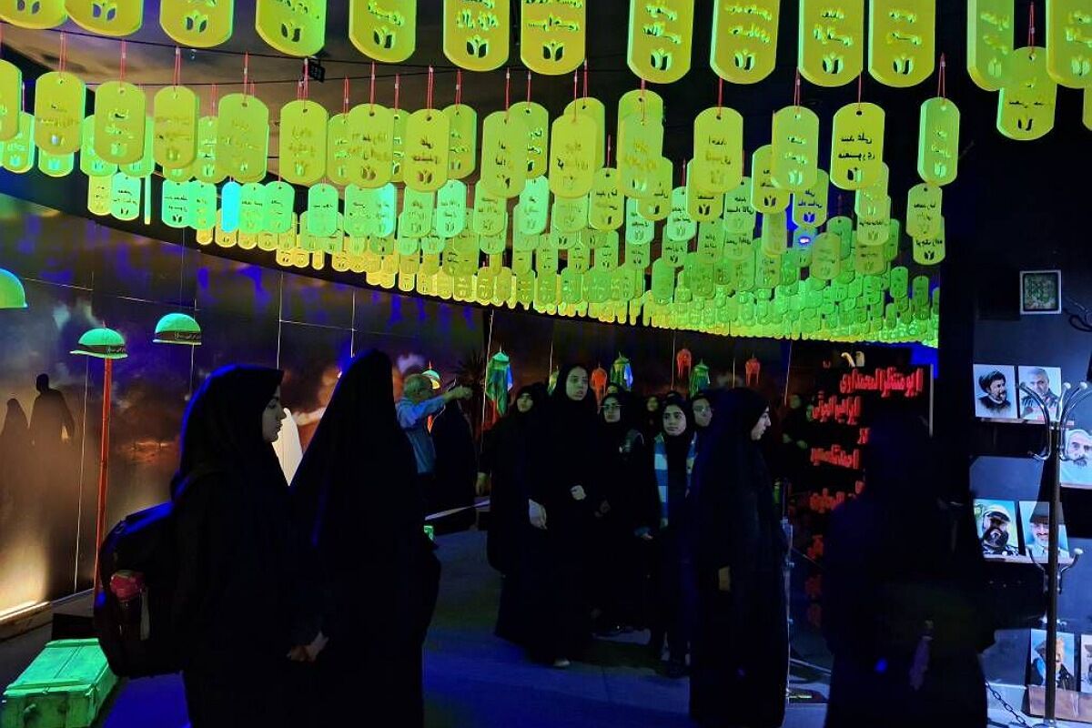حضور دانش‌آموزان ناحیه دو شهرری در اردوی باغ موزه دفاع مقدس 