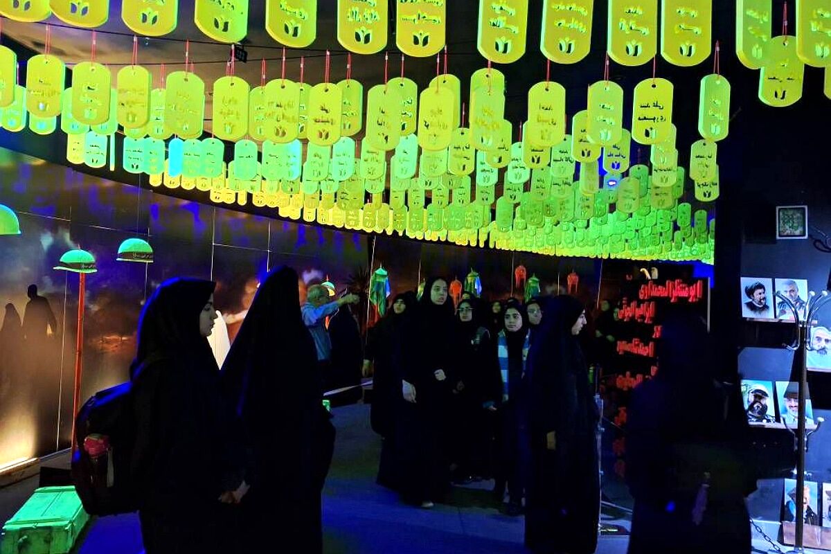 حضور دانش‌آموزان ناحیه دو شهرری در اردوی باغ موزه دفاع مقدس 