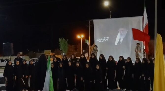 اجتماع لبیک یا خامنه‌ای