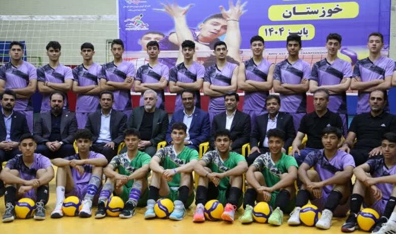 پایان اردوی انتخابی تیم ملی والیبال دانش‌آموزی در خوزستان