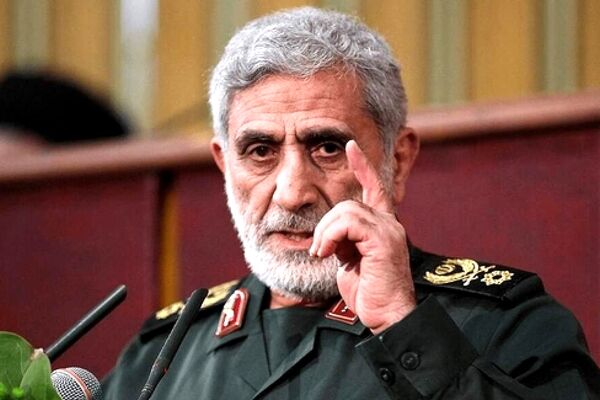سردار قاآنی از کمربند امنیتی جدید محور مقاومت رونمایی کرد