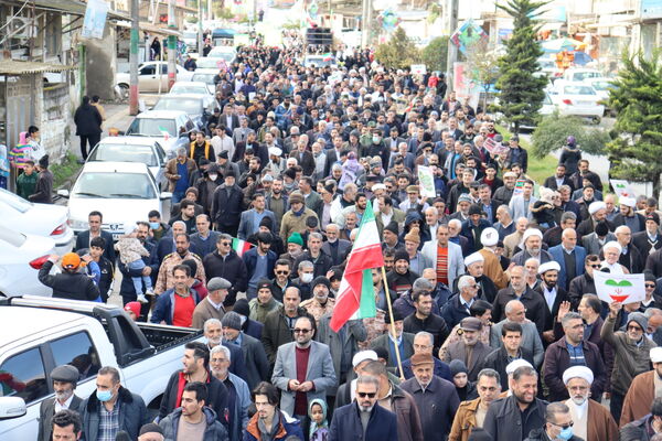 راهپیمایی ۲۲ بهمن بخش بندپی شرقی