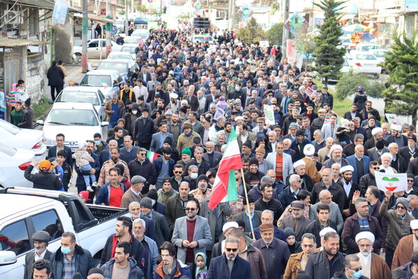 راهپیمایی ۲۲ بهمن بخش بندپی شرقی