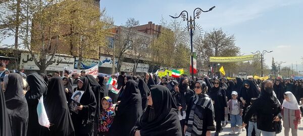 راهپیمایی روز قدس در شهرستان سملقان 