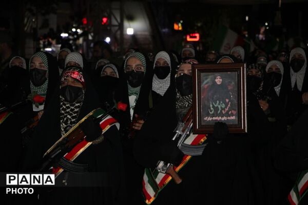 رزمایش دختران «جانفدا ایران» در شهرستان ساوجبلاغ 