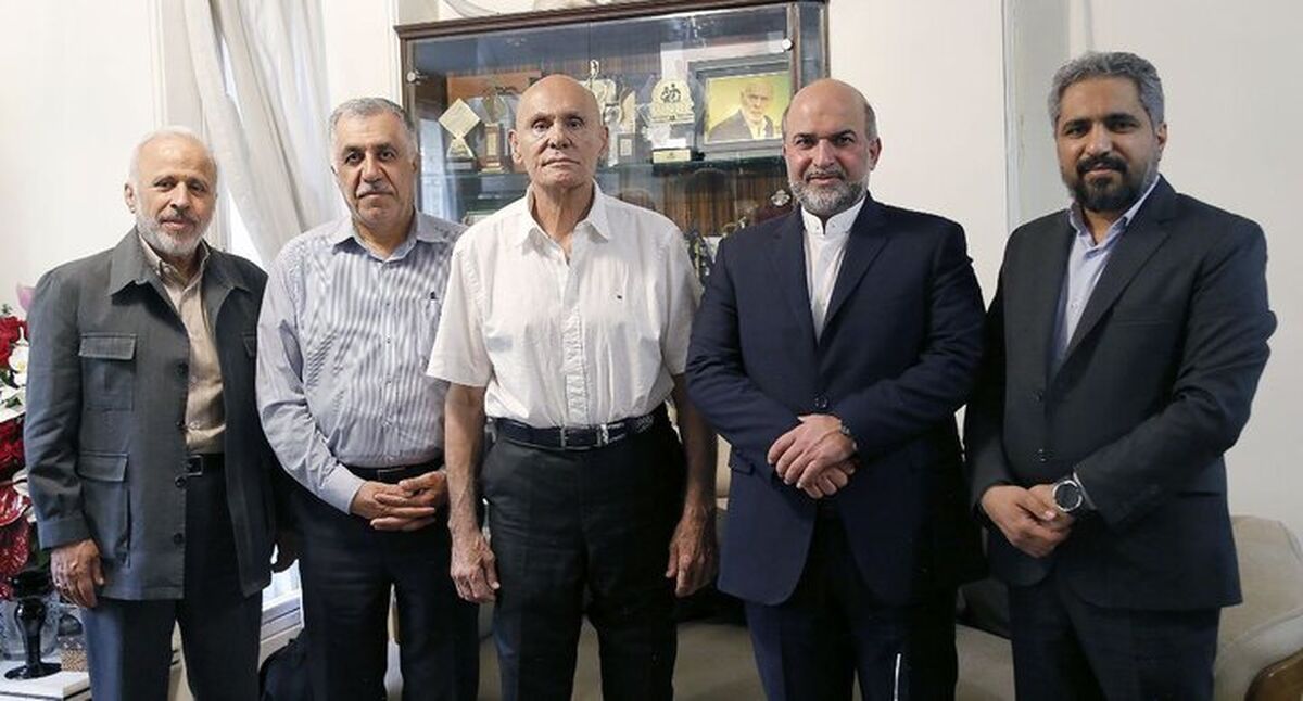 دیدار مدیرعامل صندوق اعتباری هنر با جمشید هاشم‌پور
