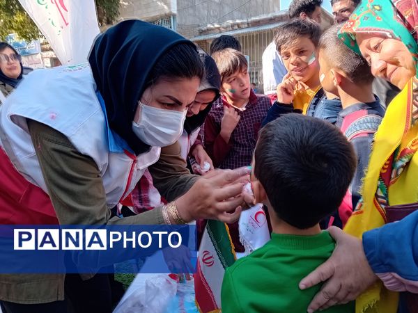 راهپیمایی روز ۱۳ آبان در شهرستان سملقان