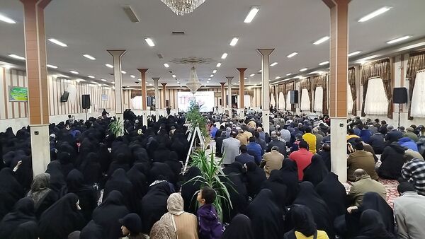 مراسم پر فیض دعای ندبه به همراه آئین رونمایی و عطرافشانی سنگ یادبود شهید گمنام 