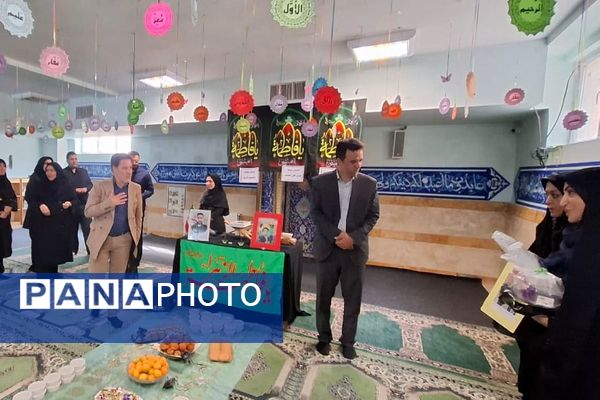 مراسم عزاداری ایام فاطمیه و بزرگداشت شهادت حضرت زهرا (س)  و افتتاح کلاس سایت دبستان شهید نوروزعلی حسینی