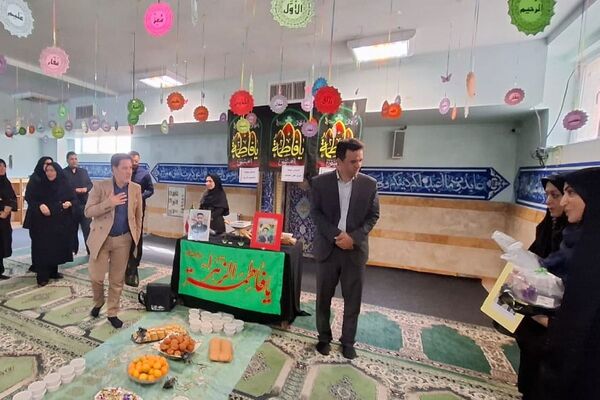 مراسم عزاداری ایام فاطمیه و بزرگداشت شهادت حضرت زهرا (س)  و افتتاح کلاس سایت دبستان شهید نوروزعلی حسینی