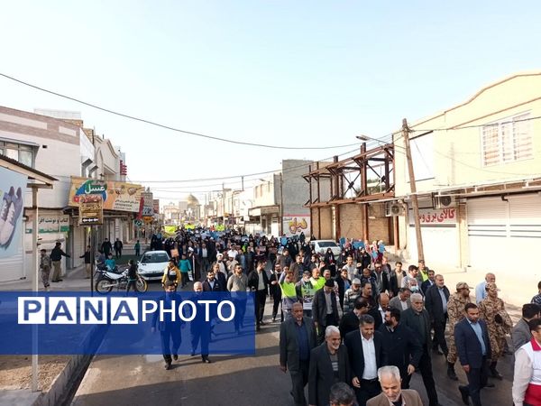 تجدید بیعت مردم بهبهان با انقلاب اسلامی در حماسه ۹ دی