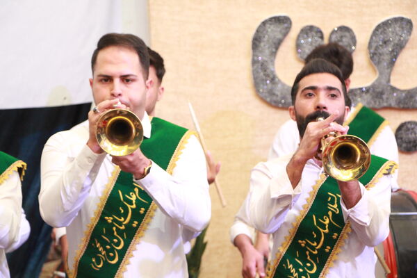حضور خادمان رضوی در اعتکاف دانش‌آموزی فهرج