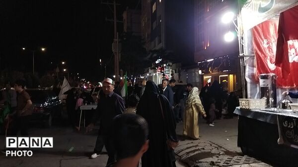 گذری بر فعالیت موکب خیمه العباس  در شصت و هفتمین شب از اجتماعات مردمی نیشابور