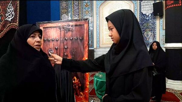 مراسم شهادت حضرت فاطمه در مسجد امام باقر(ع)
