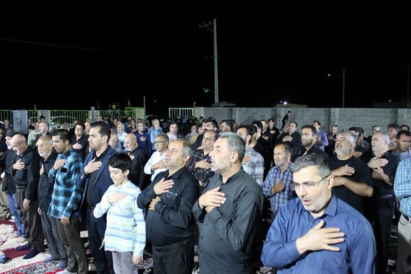 عزاداری دهه دوم محرم در روستای منیر آباد