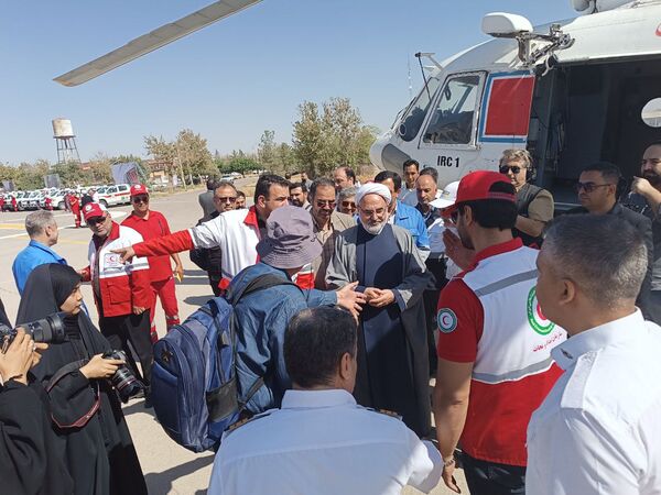 افتتاحیه طرح خدمت رسانی هلال احمر به زائران در ایام پایانی صفر 