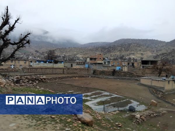 چشم‌انداز میانکوه در باران