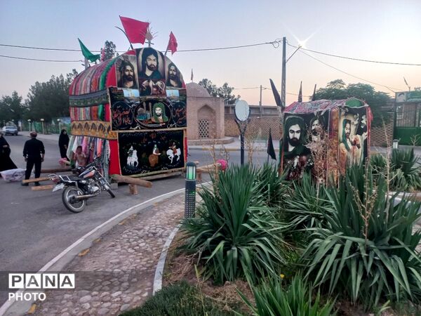 شکوهِ سوگ در پناهِ قدمگاه علی (ع)؛ نخل‌گردانی، بازخوانیِ پیوندِ عشق و ارادت
