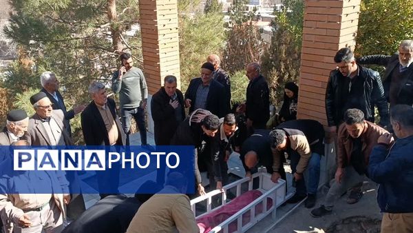 تشییع مادر شهید روستای یاسه چای با حضور گسترده مردم