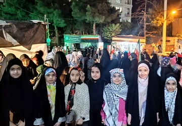 شب حماسی رودهن در محکومیت جنایات آمریکا