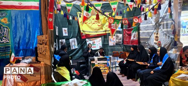 برپایی موکب سازمان دانش‌آموزی همراه با بسیج دانش‌آموزی در شهرستان فارسان
