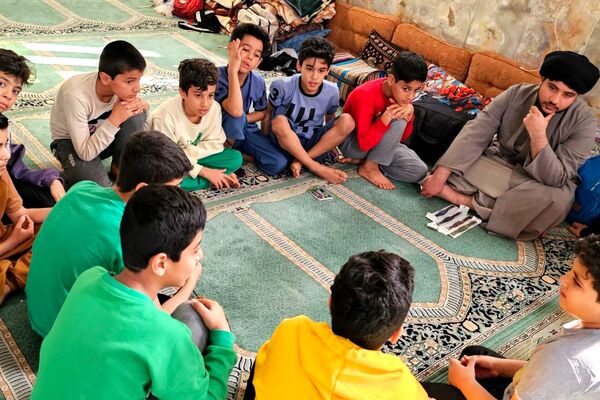 اعتکاف دانش‌آموزی در گناوه