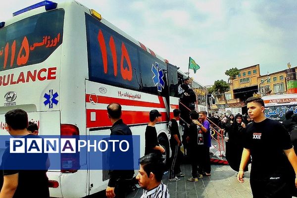 پیاده‌روی پرشور جاماندگان اربعین حسینی در شهرستان ری