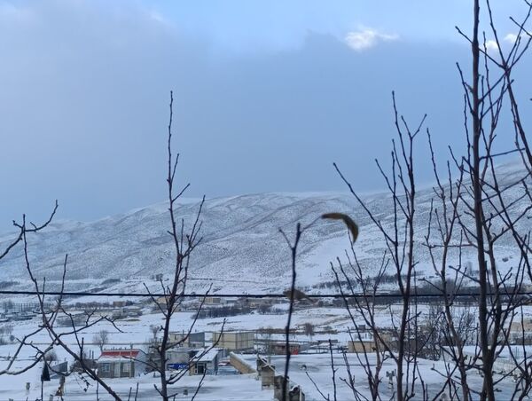 اولین برف پاییزی در شهرستان کوهرنگ