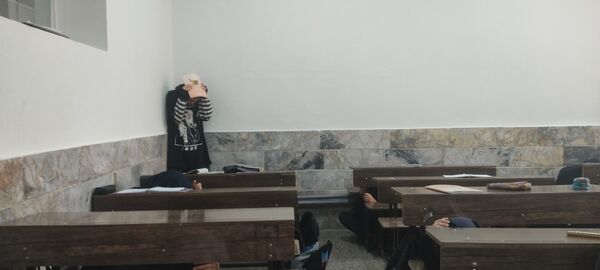برگزاری بیست و ششمین مانور زلزله در دبیرستان دخترانه شهید صدر