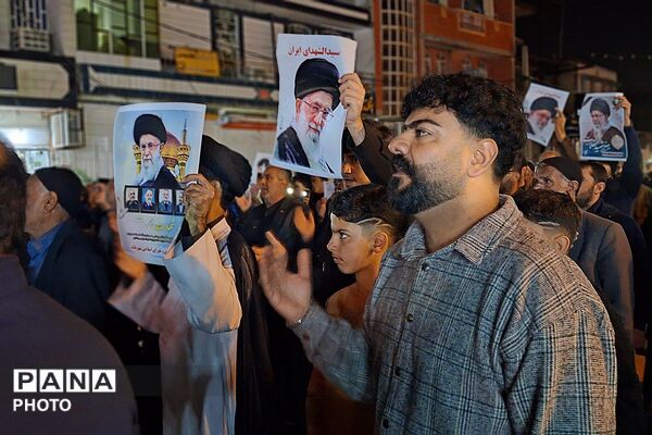 مراسم بزرگ عزاداری به‌مناسبت گرامیداشت شهادت جانسوز حضرت آیت‌الله امام خامنه در باشت