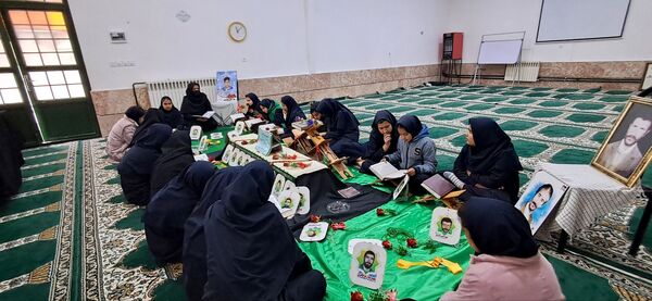 محفل انس با قرآن کریم در آموزشگاه شهید رزمی خلیل آباد