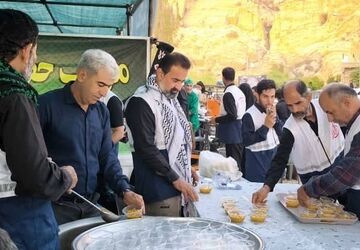 پیاده روی ولایت به مناسبت شهادت امام رضا علیه السلام در شهرستان جم