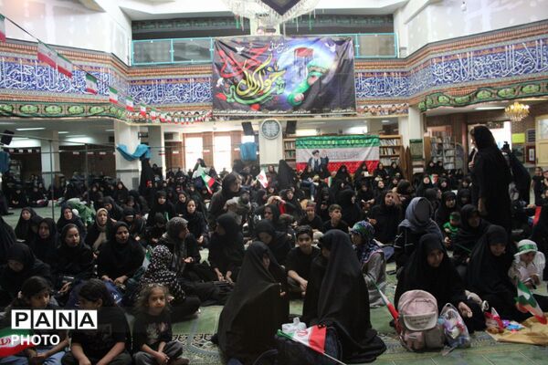 مراسم شیرخوارگان حسینی در منطقه پردیس