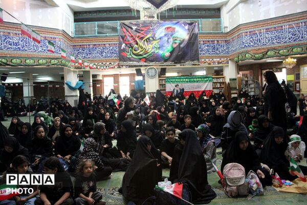 مراسم شیرخوارگان حسینی در منطقه پردیس