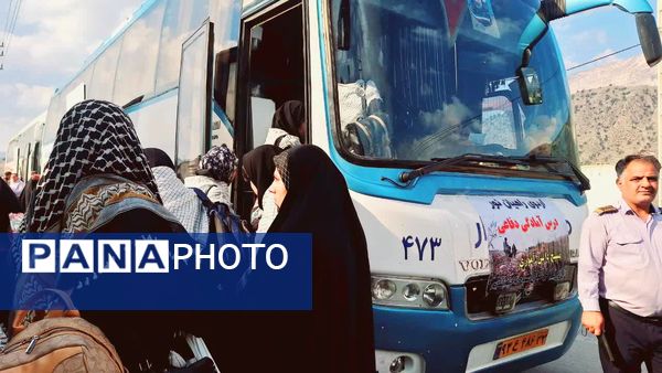 اعزام دانش‌آموزان شهرستان لنده به اردوی راهیان نور