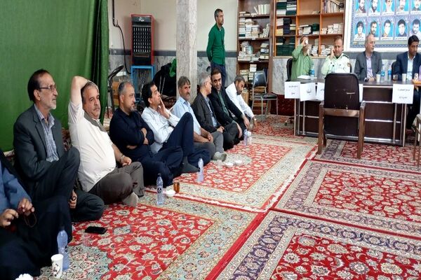 میز خدمت با حضور رؤسای ادارات در شهر بار