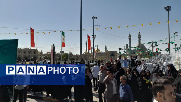 حرکت کاروان نمادین ورود حضرت معصومه(س) به قم